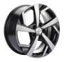 Легковой диск Khomen Wheels KHW1712 7x17 5x114,3 ET45 66,1 Black-FP